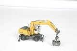 Diecast Model Liebherr R904C Wheeled Excavator in Yellow (1:50 scale)