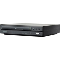 Coby DVD224BLK Compact DVD Player, Black
