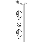 ロイヤル 面付けGPダボ柱(ビス止め式)1800mm アルシルバー GPM