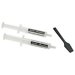 Arctic Silver Arctic Alumina Thermal Adhesive 5 Gram 3.5cc RoHS Compliant Two Tube Set With Mixing Wand