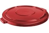 Flat Lid For 44 Gallon Round Trash Container. Package of 4