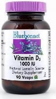 Vitamin D3 1000 I.U. (Kosher) - 180 - VegCap