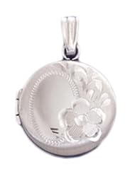 Sterling Silver 2 Photo Round Locket