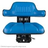 Blue Universal Tractor Seat