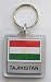 Tajikistan - Country Lucite Key Rings