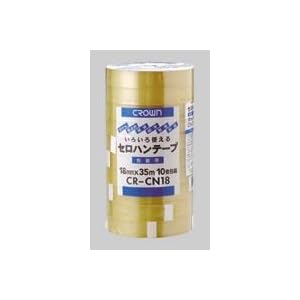 【クリックで詳細表示】クラウンセロハンテープ(大巻)巻芯径75mm CR-CN18