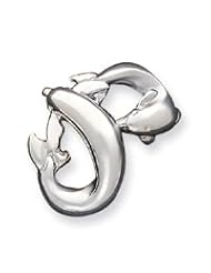 Sterling Silver Dolphin Slide