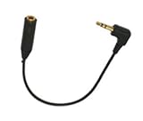 2.5 mm To 3.5mm AUDIO HEADPHONE JACK ADAPTOR (BLACK)