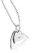 Diamond Set Silver Heart Pendant.