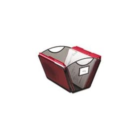 Safco 2162BL - Onyx Mesh Desktop Tub File Storage Box, Letter, Black-SAF2162BL