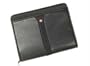 Avenues In Leather Wenger Vinyl Zip-Folio, Black