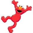 Blue Mountain SMM2518 Elmo Self-Stick Mini Wall Mural