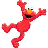 Blue Mountain SMM2518 Elmo Self-Stick Mini Wall Mural