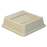 Hands-Free Container Lid, Beige (RUB137L) Category: Trash Can Lids