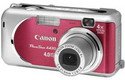Canon PowerShot A430 - Digital camera - compact - 4.0 Mpix - optical zoom: 4 x - supported memory: MMC, SD - red