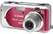 Canon PowerShot A430 - Digital camera - compact - 4.0 Mpix - optical zoom: 4 x - supported memory: MMC, SD - red