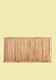 Horizontal half bamboo fence panel