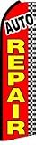 Auto Repair Checkered Swooper Feather Flag Auto Repair Checkered Swooper Feather Flag