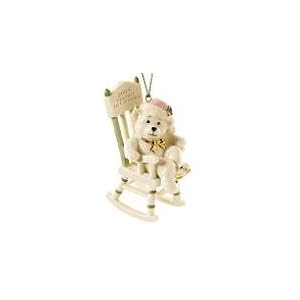Lenox Baby's First Christmas Rocking Bear Ornament