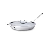 All-Clad Tri-Ply Stainless Steel 13 inch French Skillet w/Lid (41135)