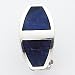 Sterling Silver Sodalite Inlay Non-pierced Earrings