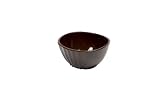 Katie Brown Keep It Simple Melamine Single Side Bowl Brown 5-Inch Diameter, Set of 4