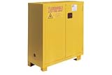 Flammable Cabinet With Legs - Bi-Fold Door 30 Gallon
