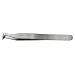 Erem 15AGW Carbon Steel Curved Medium Cutting Tweezer, 4.5" Overall Length