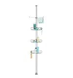 simplehuman Adjustable Tension Shower Caddy, Stainless Steel