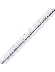 Sterling Silver 6mm Cubetto Necklace - 16 Inch
