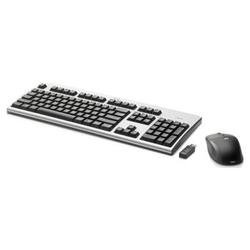HP Wireless Keyboard and Mouse - Keyboard - wireless - 2.4 GHz - mouse - USB wireless receiver
