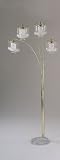 Crystalline Decor Gold Floor Lamp By Acme Furniture