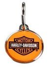 Harley Davidson Round ID Pet Tag