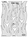 Artool Flame-O-Rama Freehand Airbrush Templates by Craig Fraser slash slash