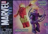 Marvel Mini-mates Iron Man and Ghost Rider Figure 2-pack - RARE by TexasToysandComics
