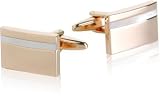 Mother of Pearl Rose-Gold Tone Cufflinks by Cuff-Daddy