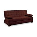 Portland Convertible Sofa-Dark Chocolate Microfiber