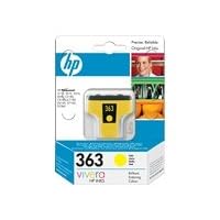 HP Hewlett Packard C8773EE ink inkjet print cartridge 363 yellow C8773E