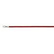 3mm Red Synthetic Velvet Choker 16" With Sterling Silver Clasp