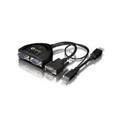 Equip Kabel-VGA Splitter, 2-Port schwarz
