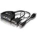 Equip Kabel-VGA Splitter, 2-Port schwarz