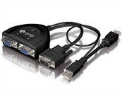 Equip Kabel-VGA Splitter, 2-Port schwarz Preisvergleich