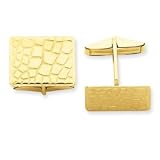 14k Cuff Links - JewelryWeb