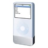iLuv I603-WHT Silicone Case and Battery for 5G 30GB iPod (White)