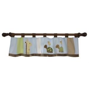Lambs & Ivy Jungle Story Window Valance