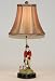 Jeanne Reed Staffordshire Styled Porcelain Hunter Table Lamp