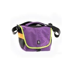 Crumpler 5 Million Dollar Home Camera Bag for Compact DSLR Camera with Standard Zoom, Purple/Snot Green