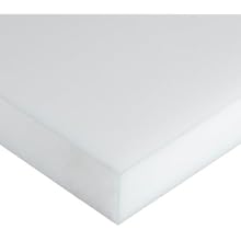 Acetal Sheet, Opaque White, Standard Tolerance, Meets UL 94HB Specifications