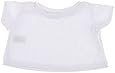 White Basic Tee Shirt Teddy Bear Clothes Fit 14" - 18" Build-a-bear, Vermont Teddy Bears, and Make Your Own Stuffed Animals