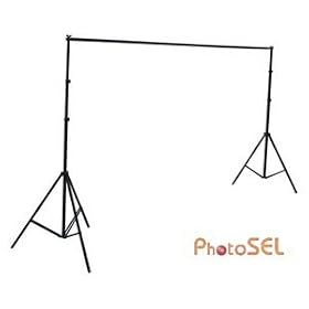PhotoSEL BS104 Professional Background Support System 2.7m (H) x 3m, 2.5m, 2m, or 1.5m (W) with Carrying Bag